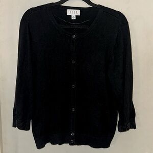Elle bow button up cardigan